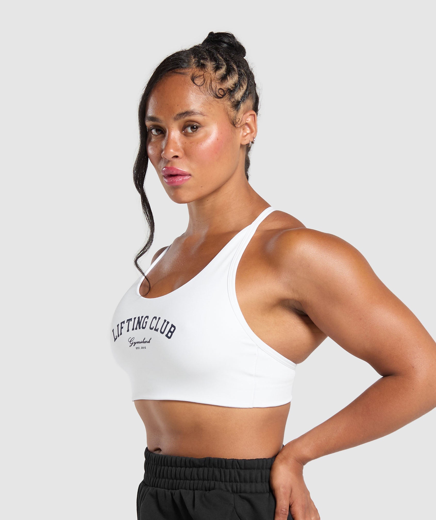 Lifting Club Retro Bra - White