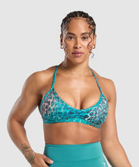 Power X Minimal Sports Bra - Bondi Teal