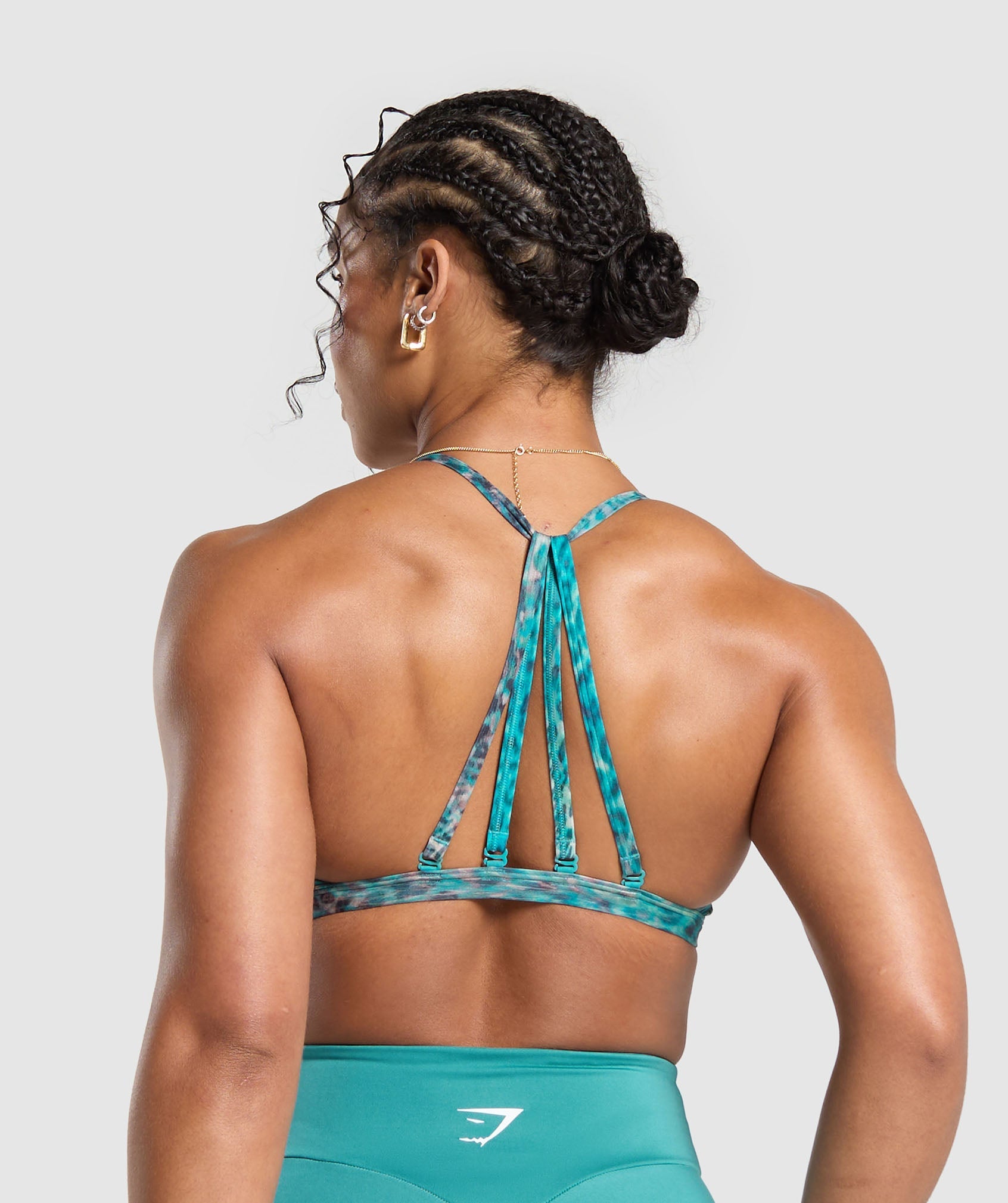 Power X Minimal Sports Bra - Bondi Teal