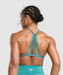 Power X Minimal Sports Bra - Bondi Teal