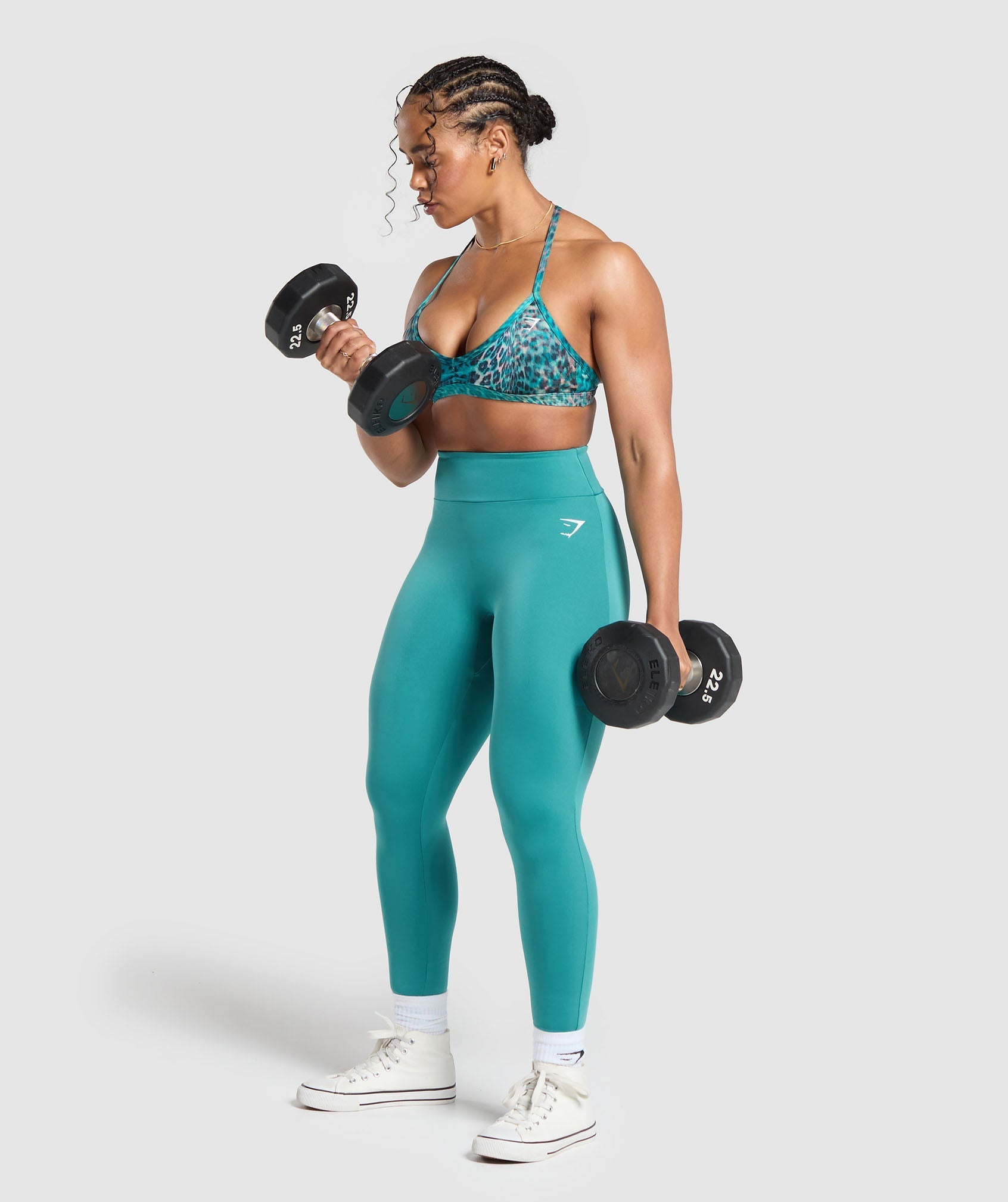 Power X Minimal Sports Bra - Bondi Teal