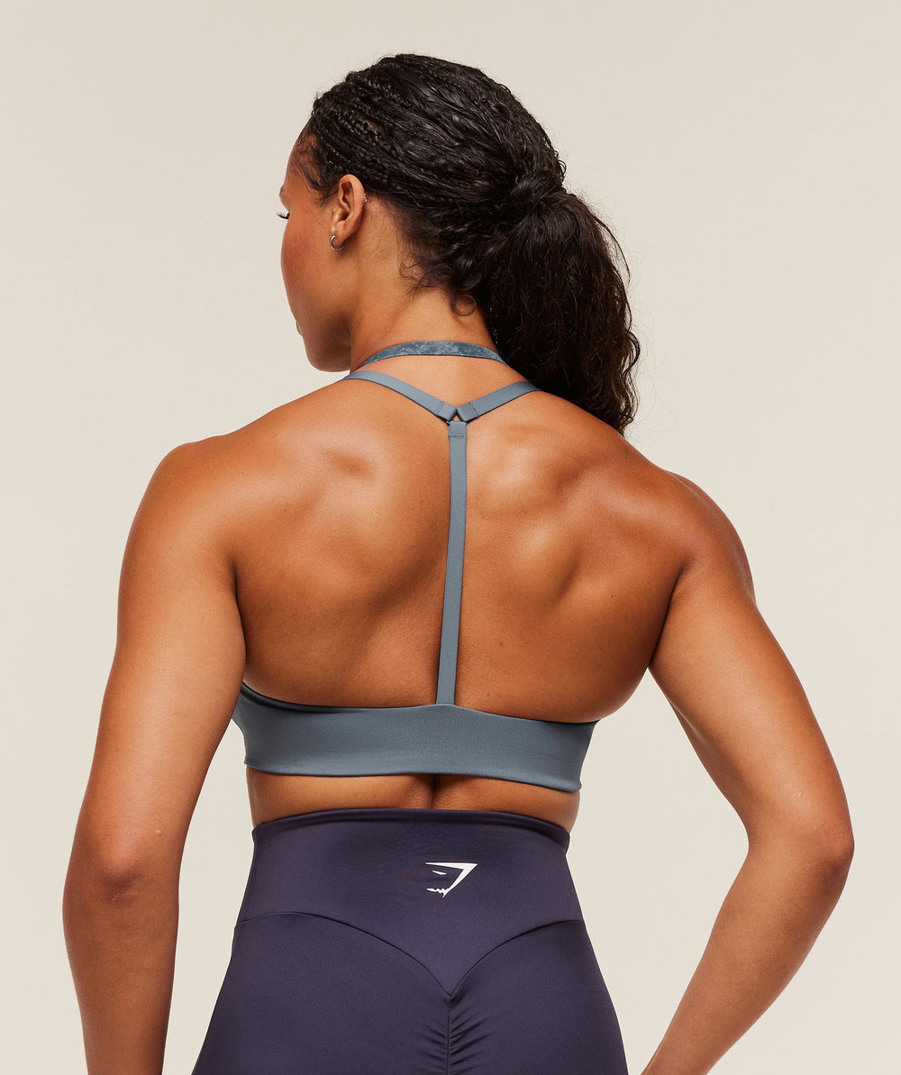 Reps T Back Sports Bra - Iron Blue/Pantone Midnight Navy