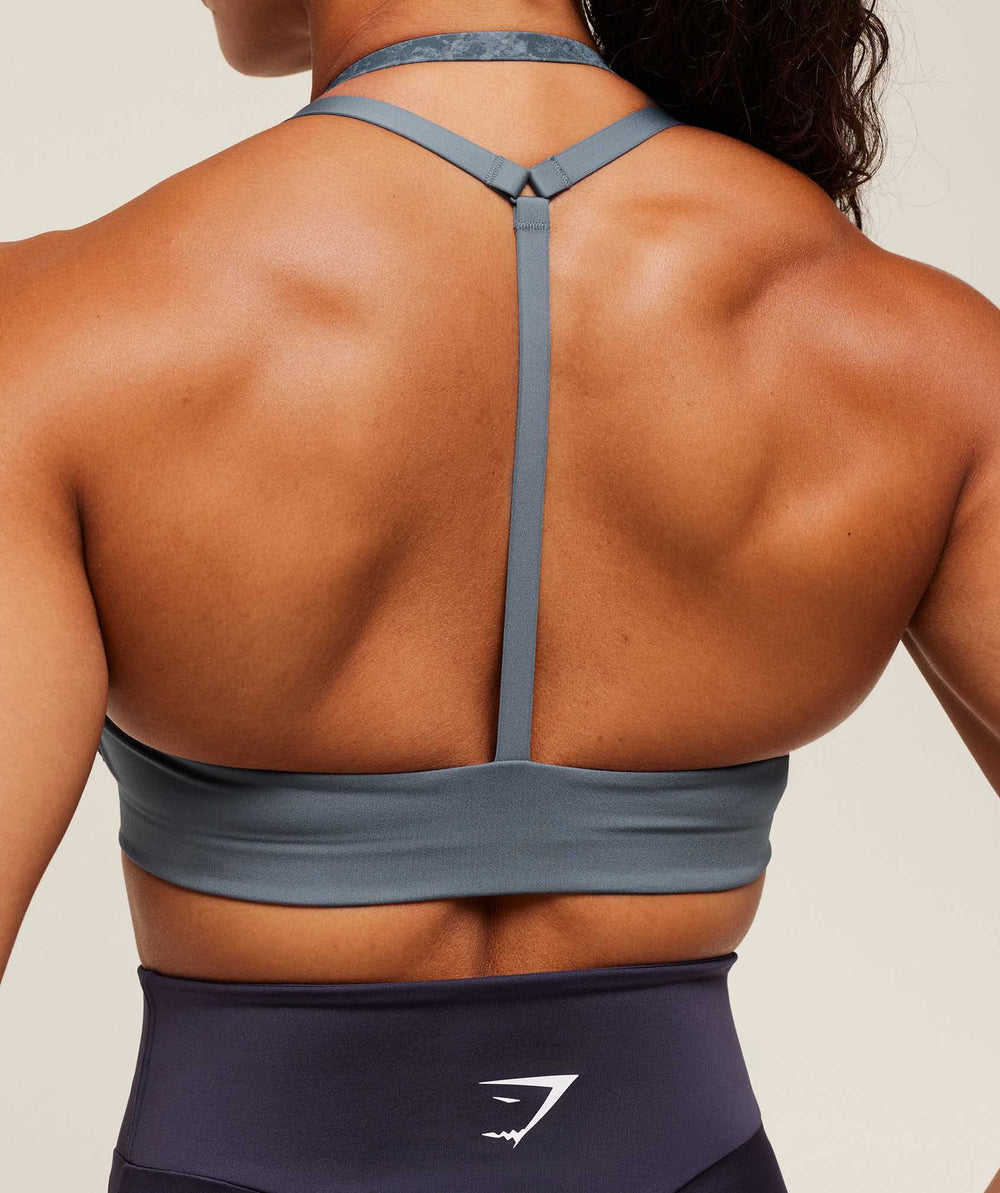 Reps T Back Sports Bra - Iron Blue/Pantone Midnight Navy