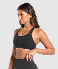 Hybrid Sports Bra - Black