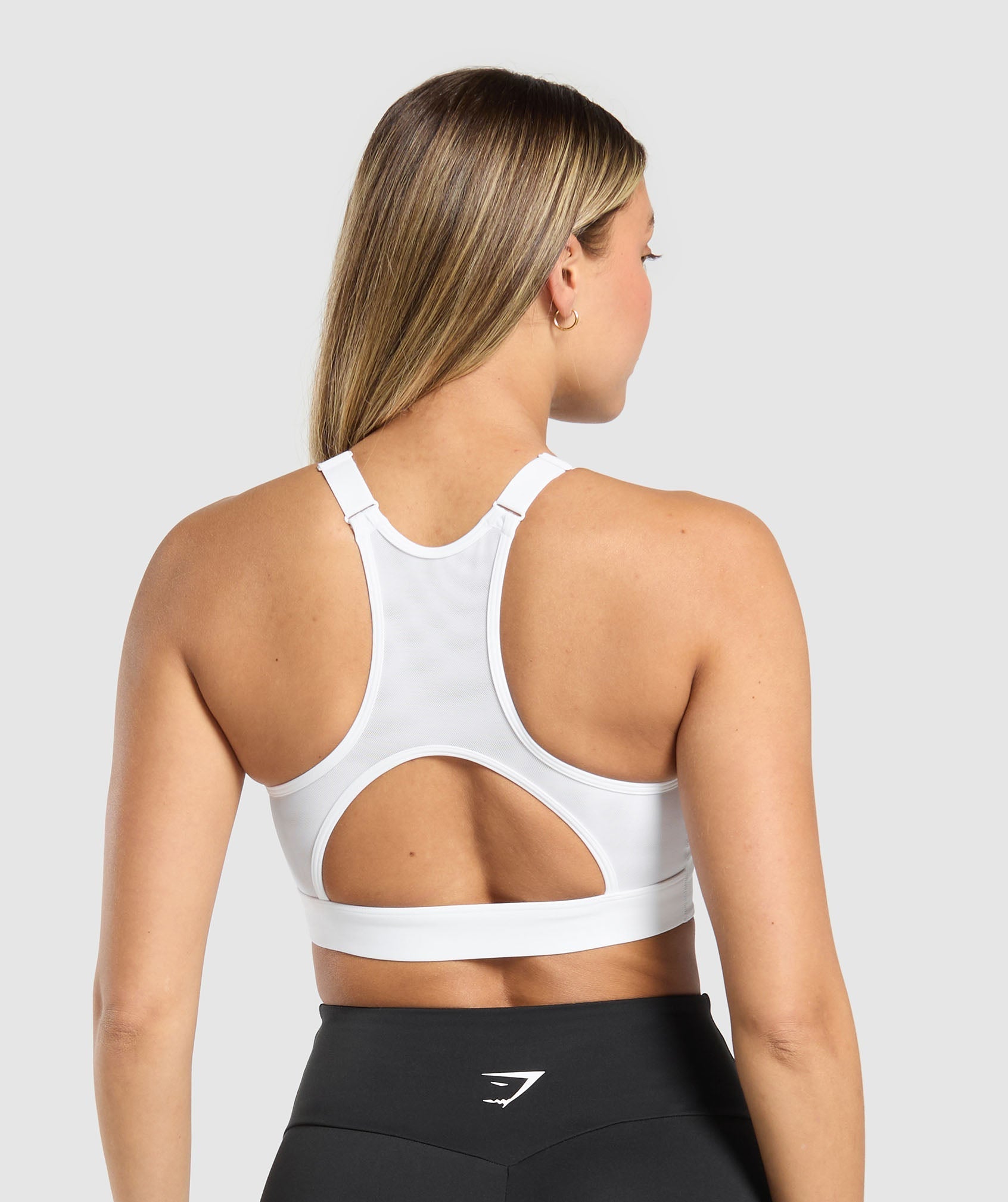 Wrap Sports Bra - White