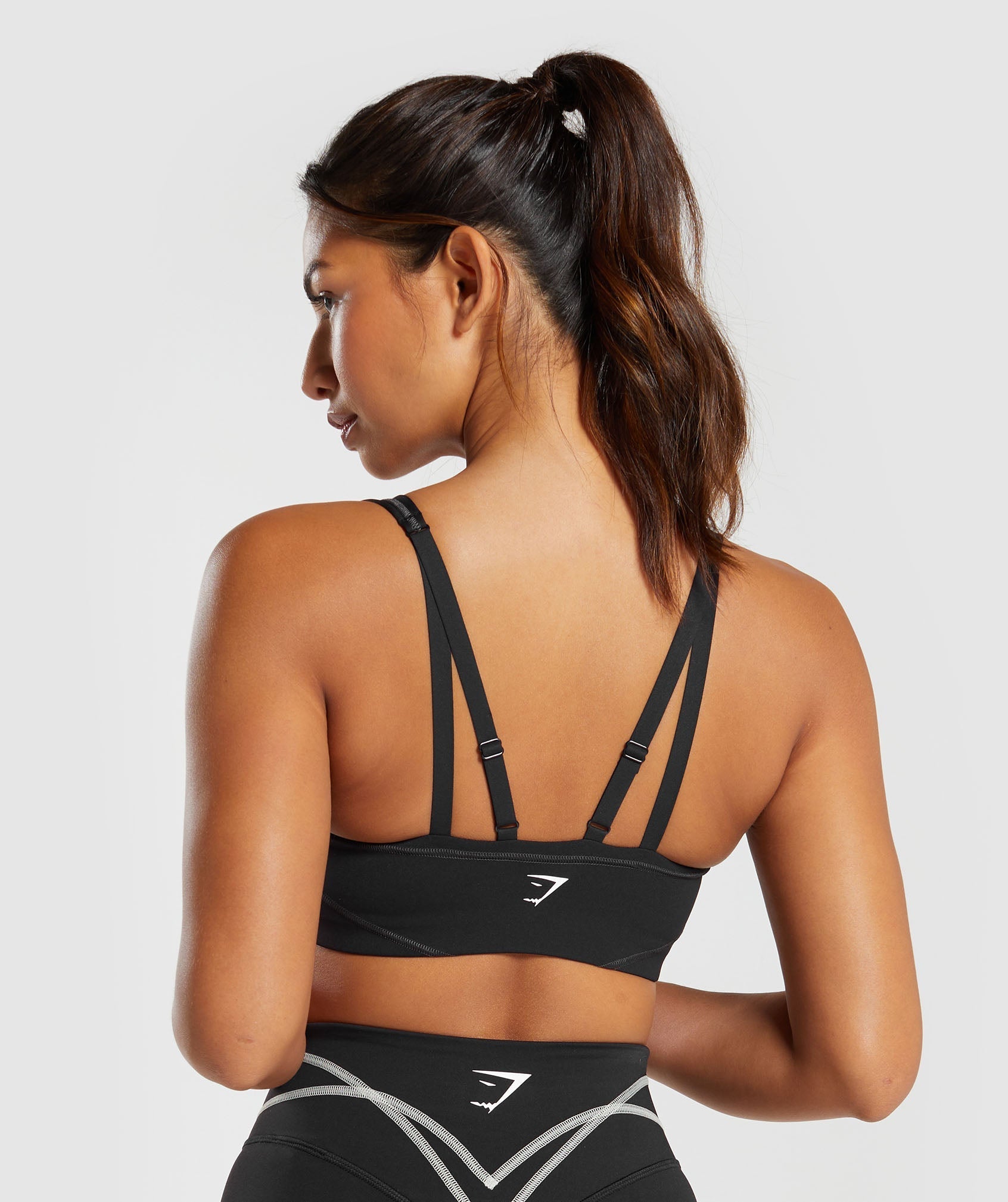 Stitch Feature Sports Bra - Black