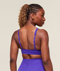 Energised Seamless Sports Bra - Cobalt Purple