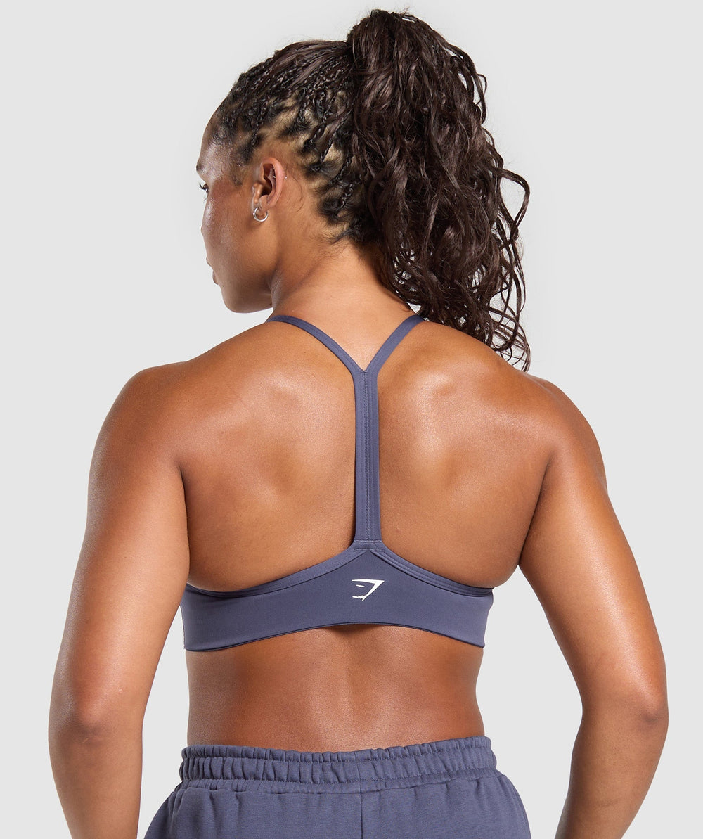 Strength Department Graphic Sports Bra - Weighted Purple