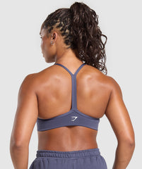 Strength Department Graphic Sports Bra - Weighted Purple