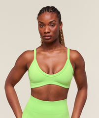 Energised Seamless Sports Bra - Energy Gelato Green