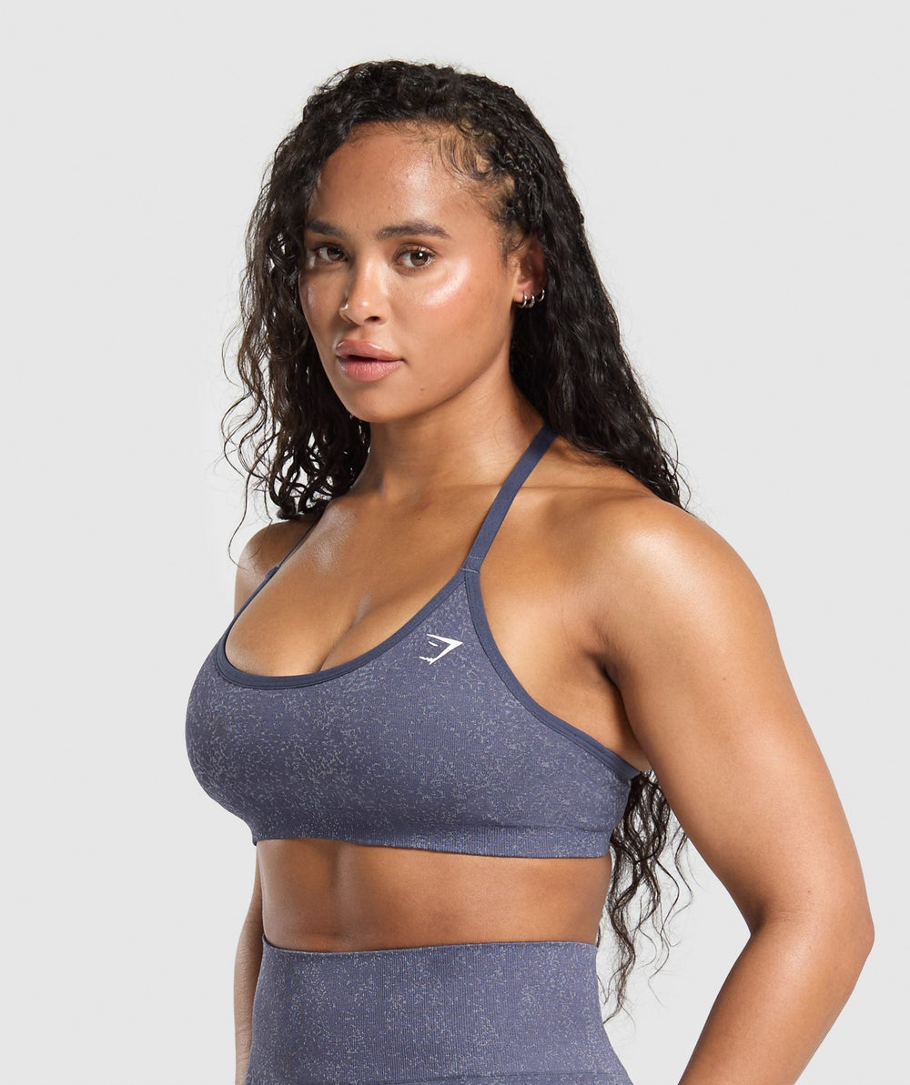 Adapt Fleck T-Back Bra - Weighted Purple/Metal Purple