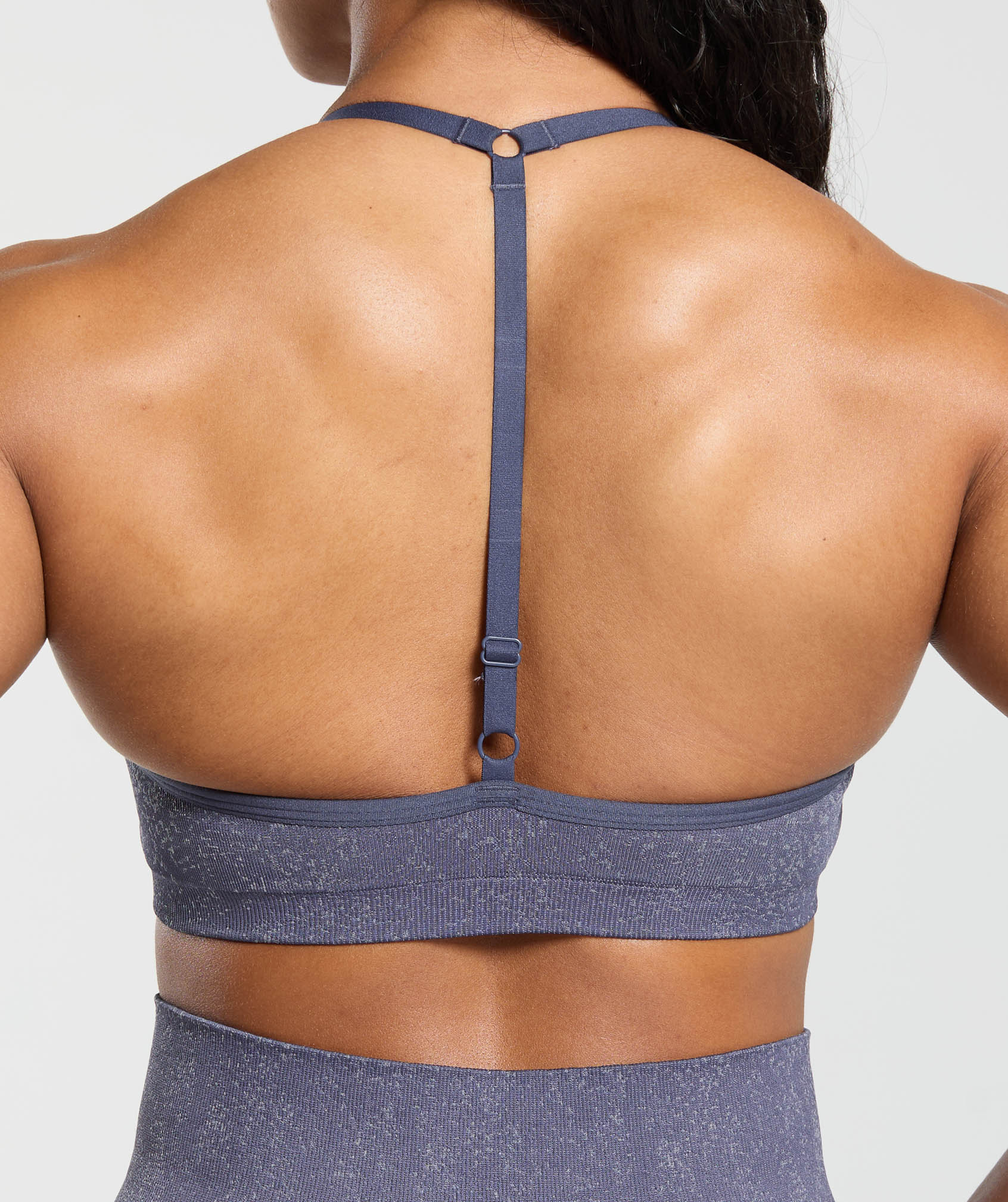 Adapt Fleck T-Back Bra - Weighted Purple/Metal Purple