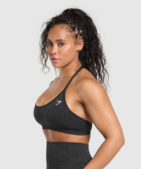 Adapt Fleck T-Back Bra - Black