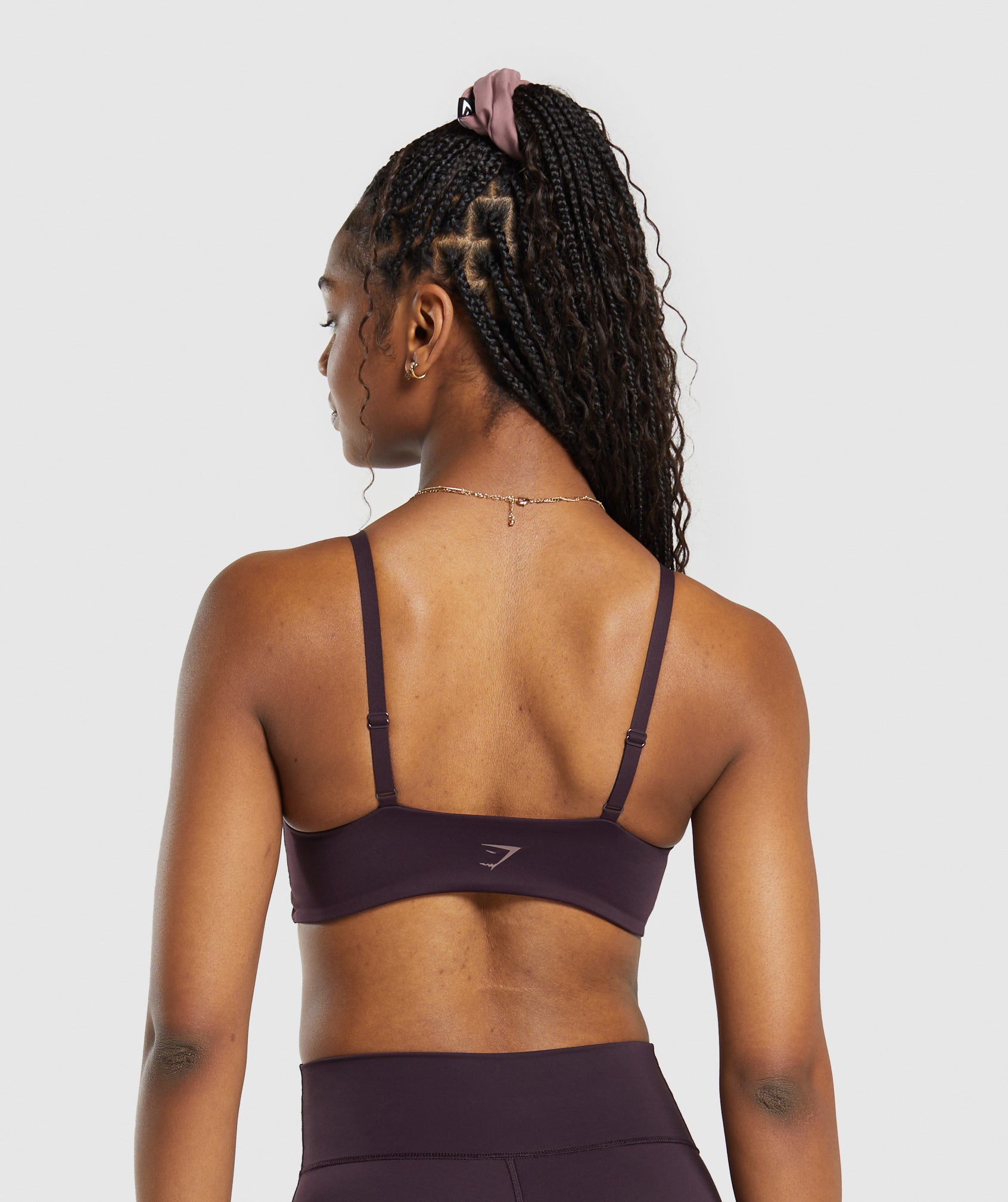 Elevate Twist Front Bralette - Plum Brown