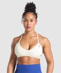 Syd Grows Minimal Sports Bra - Soft White