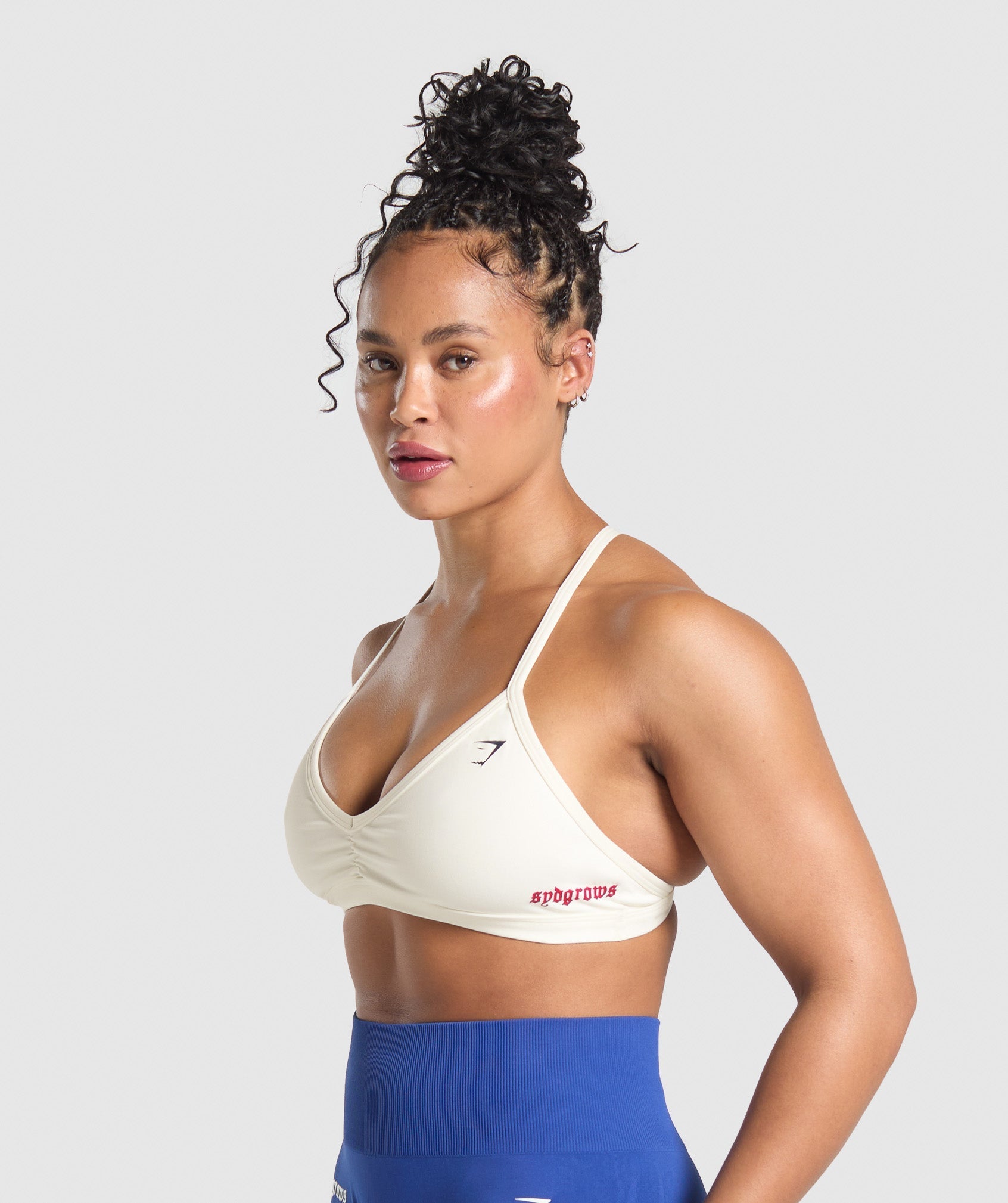 Syd Grows Minimal Sports Bra - Soft White