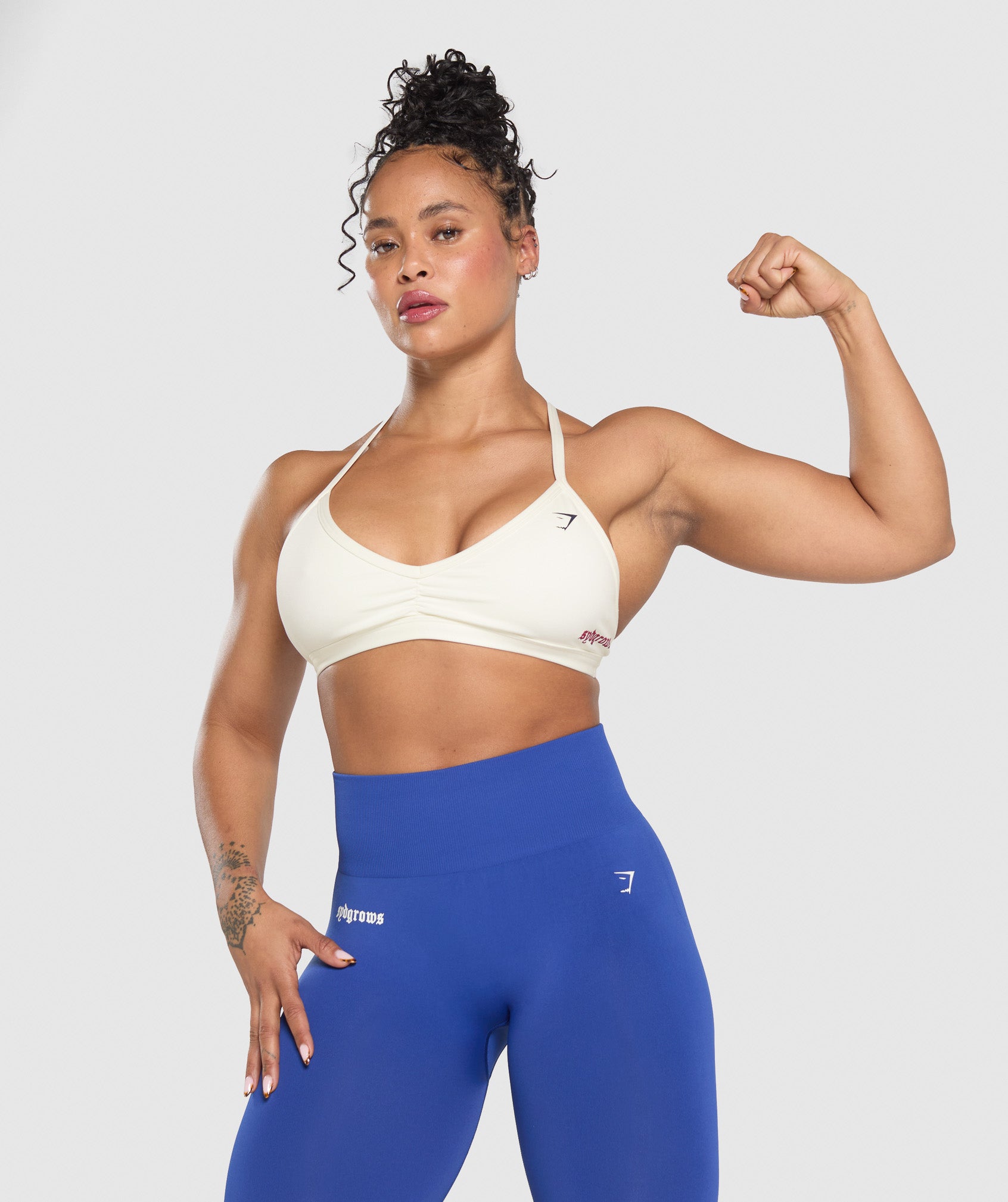 Syd Grows Minimal Sports Bra - Soft White
