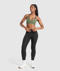 Double Up Sports Bra - Core Olive/Winter Olive