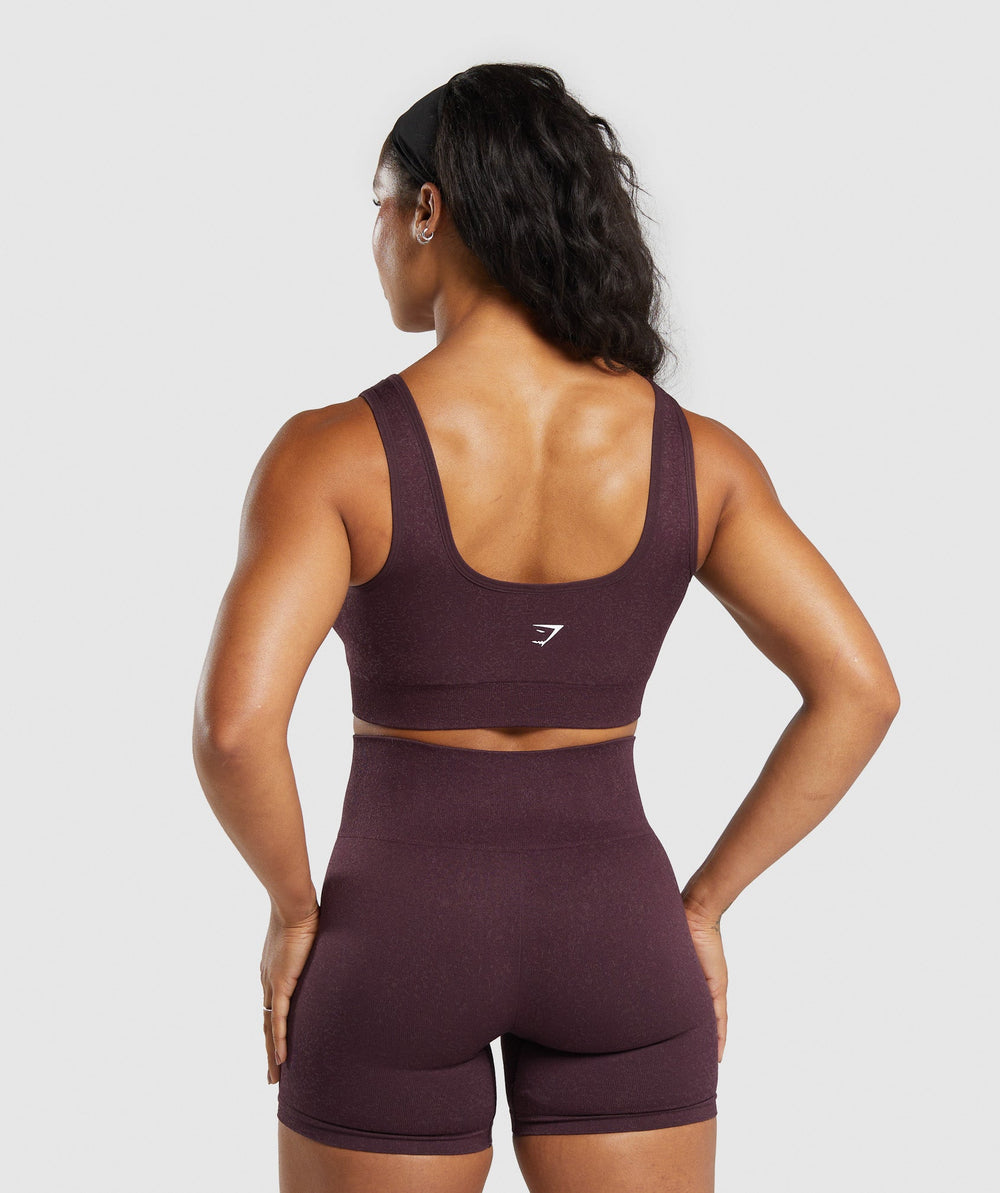 Adapt Fleck Sports Bra - Depth Purple/ Steel Purple