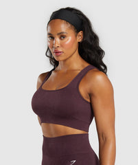 Adapt Fleck Sports Bra - Depth Purple/ Steel Purple