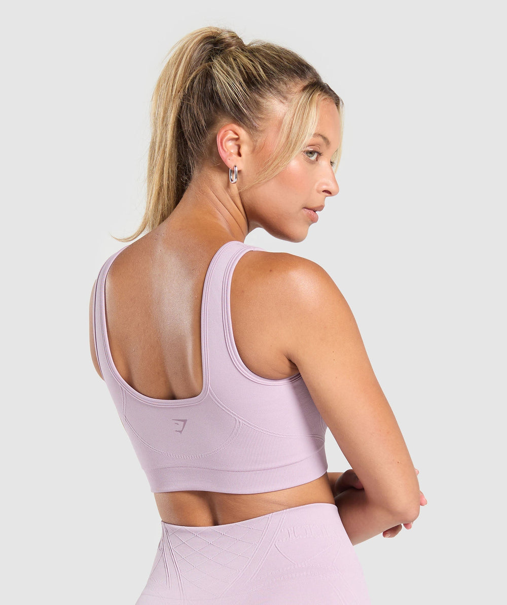 Corset Seamless Sports Bra - Warm Lilac