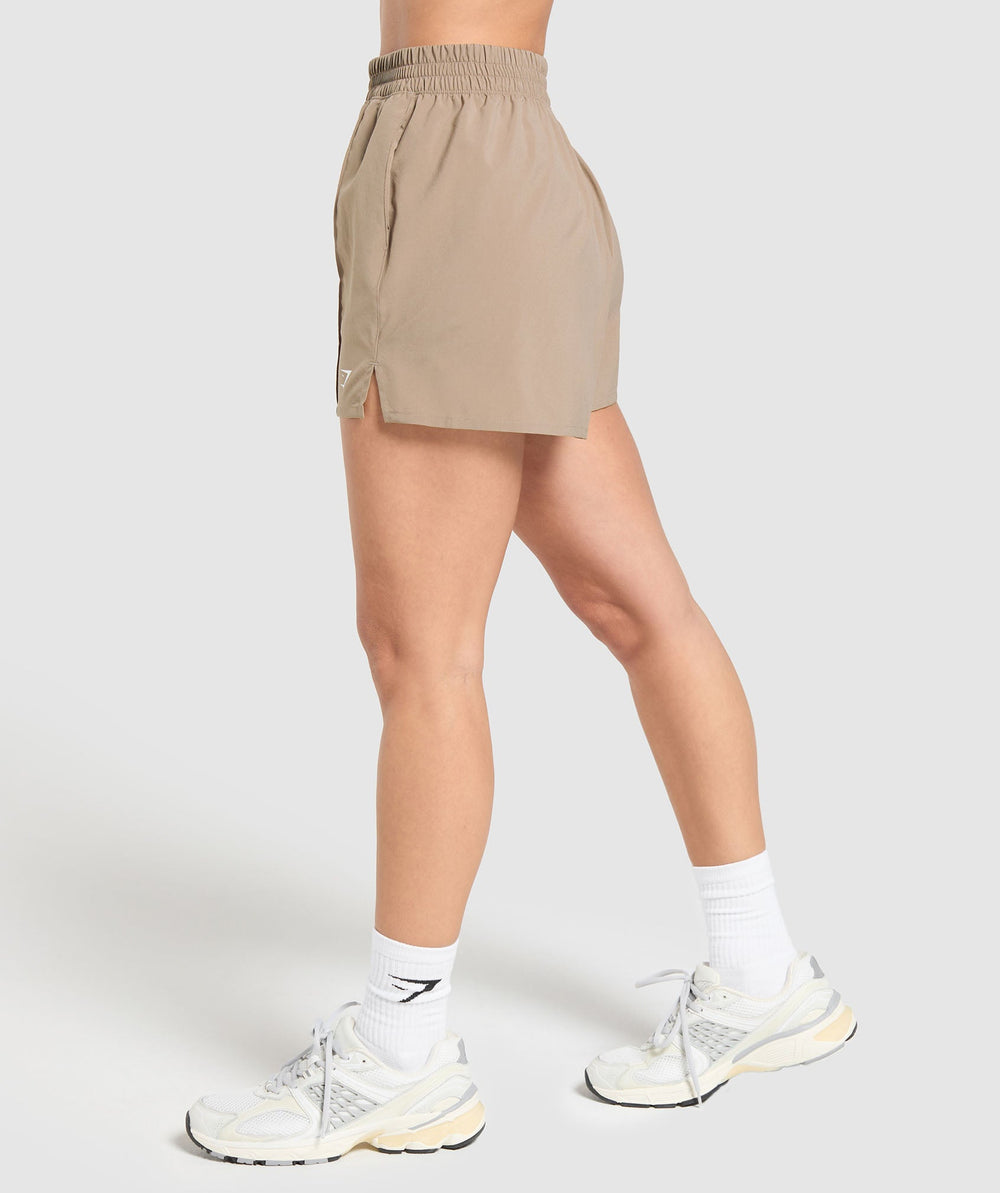 Pintuck Shorts - Lifestyle Brown