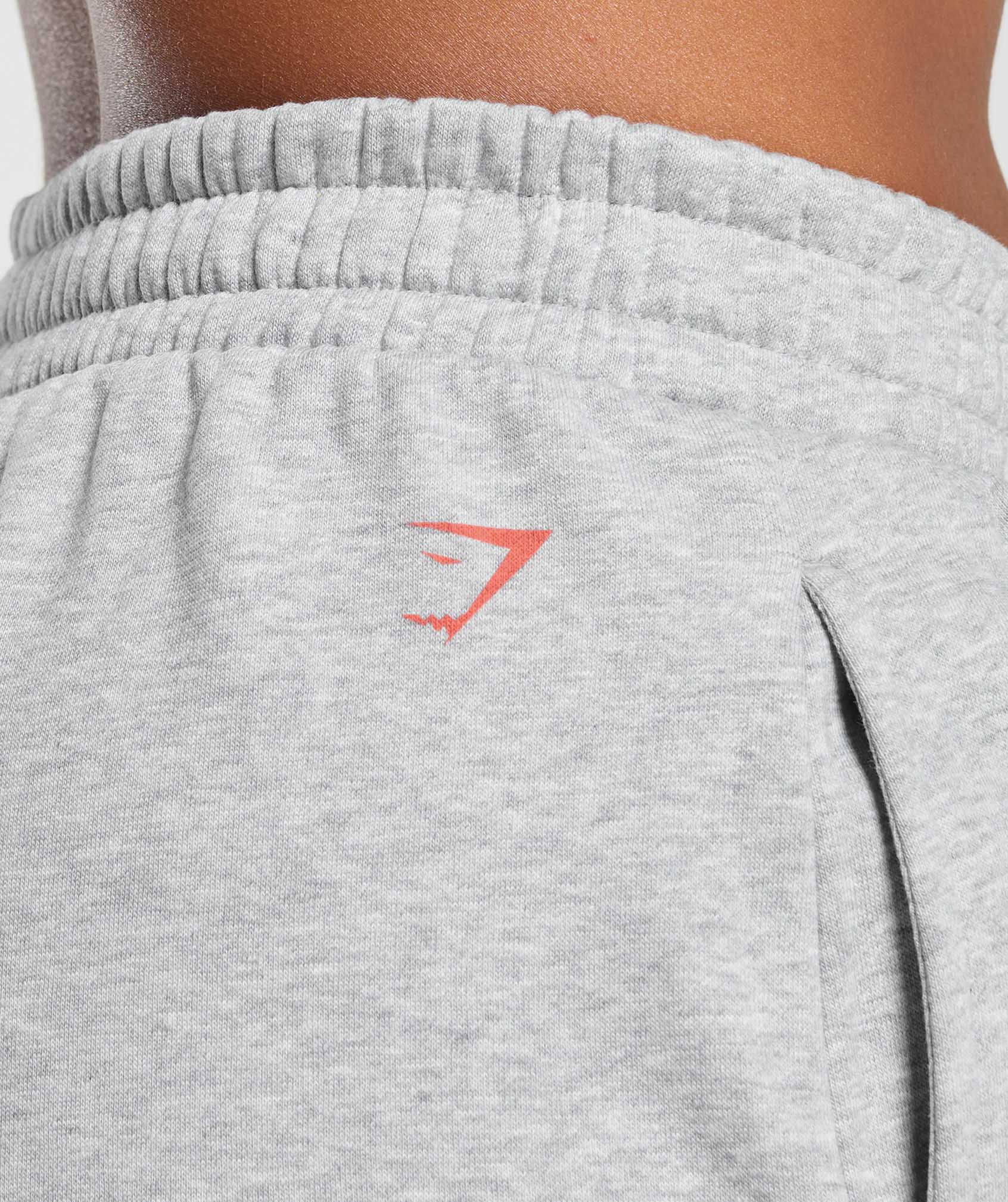 Strength Department Graphic Shorts - Light Grey Core Marl