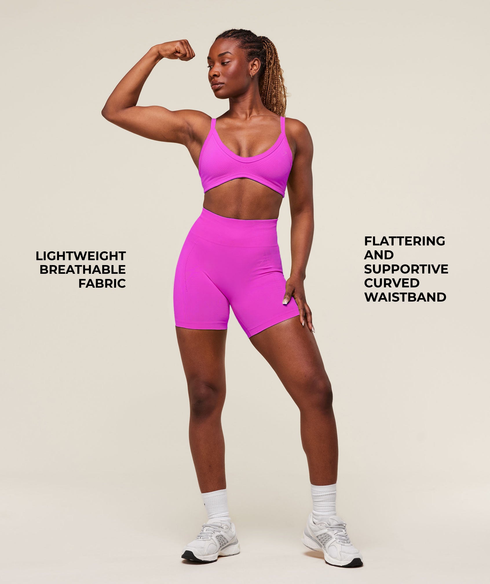 Energised Seamless Shorts - Vibrant Pink