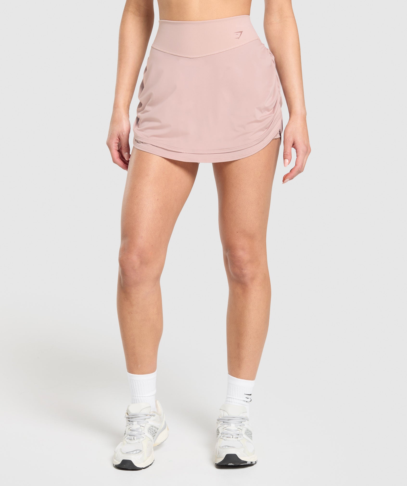 Ruched Skort - Muted Pink