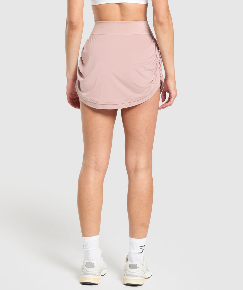 Ruched Skort - Muted Pink