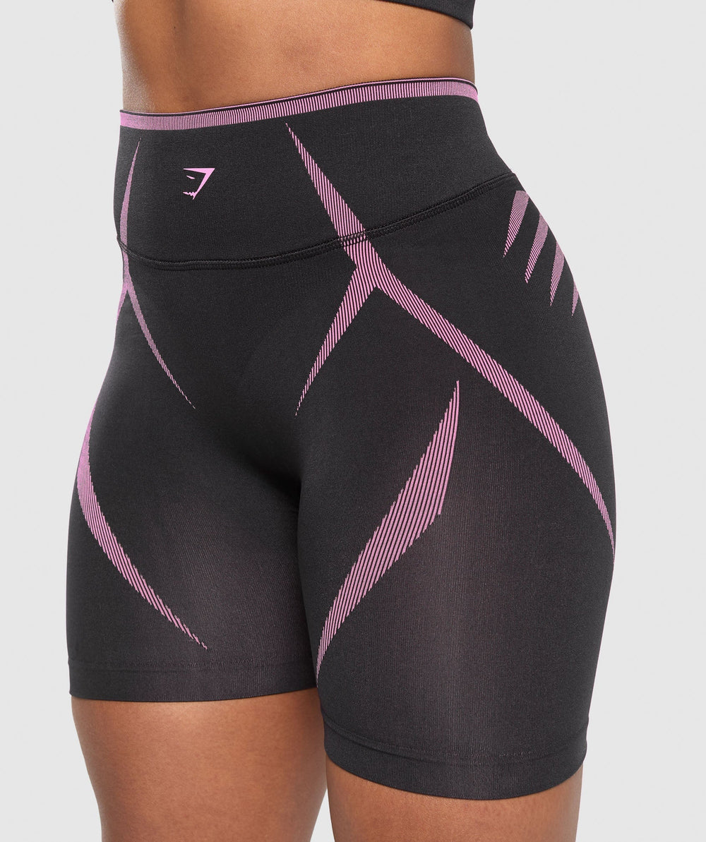 Apex Lift Seamless Shorts - Darkest Purple/Sour Pink