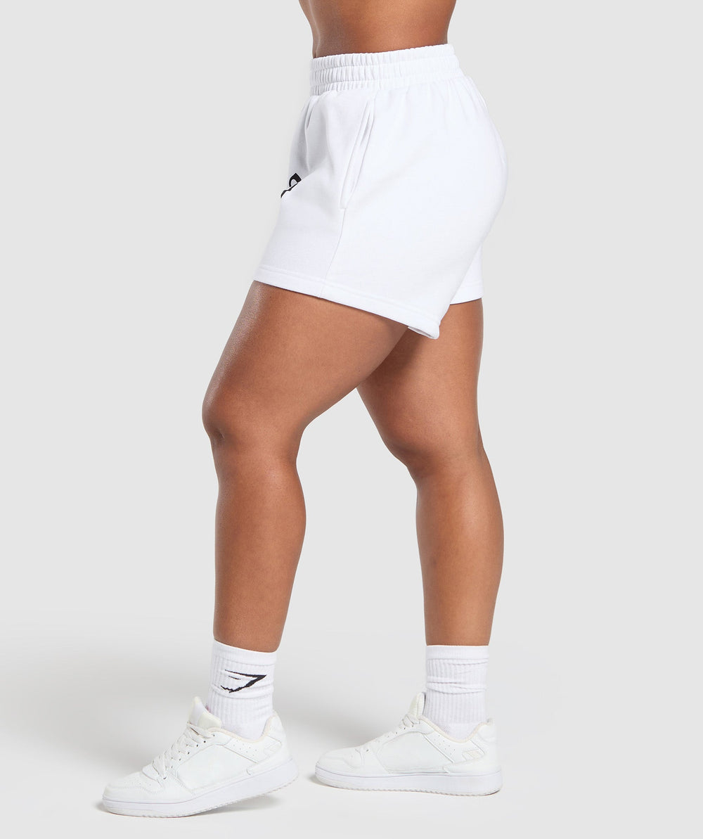 Strength Department Graphic Shorts - White