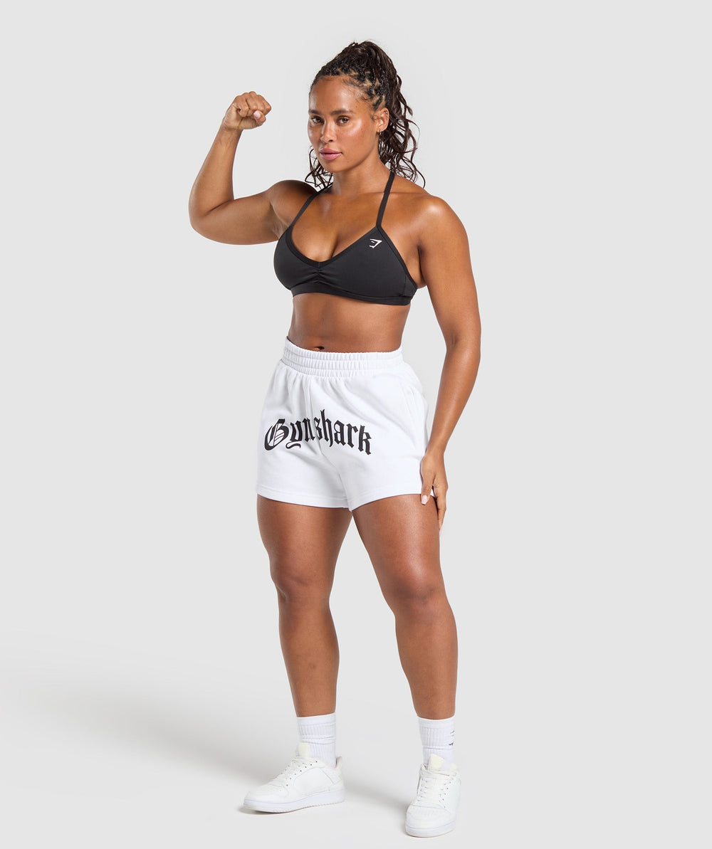 Strength Department Graphic Shorts - White
