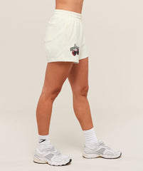 Cherry Graphic Short - Soft White