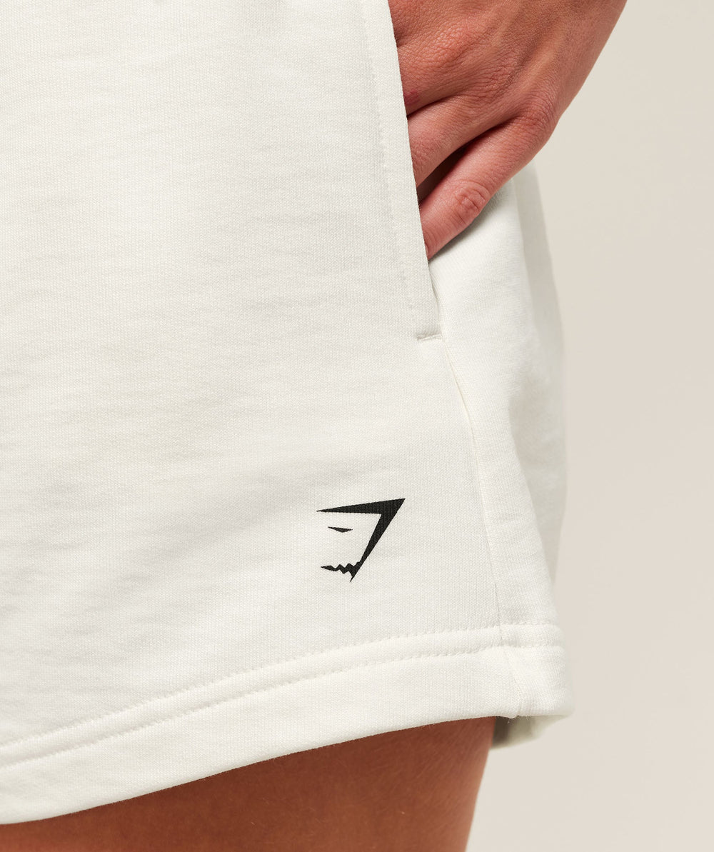 Cherry Graphic Short - Soft White
