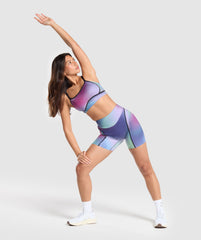 Contour Shorts - Mystic Lilac/Black