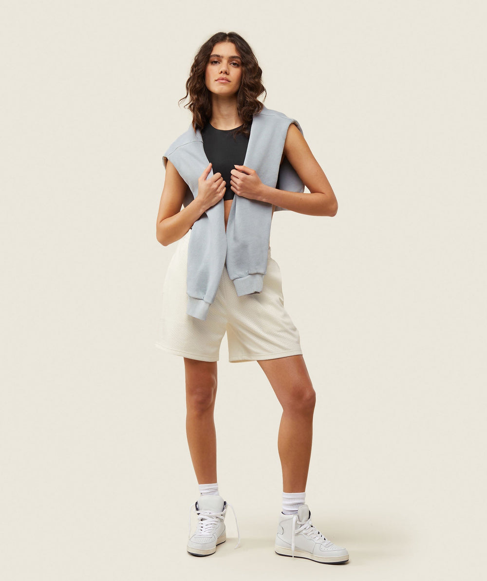 everywear Basketball Shorts - Soft White