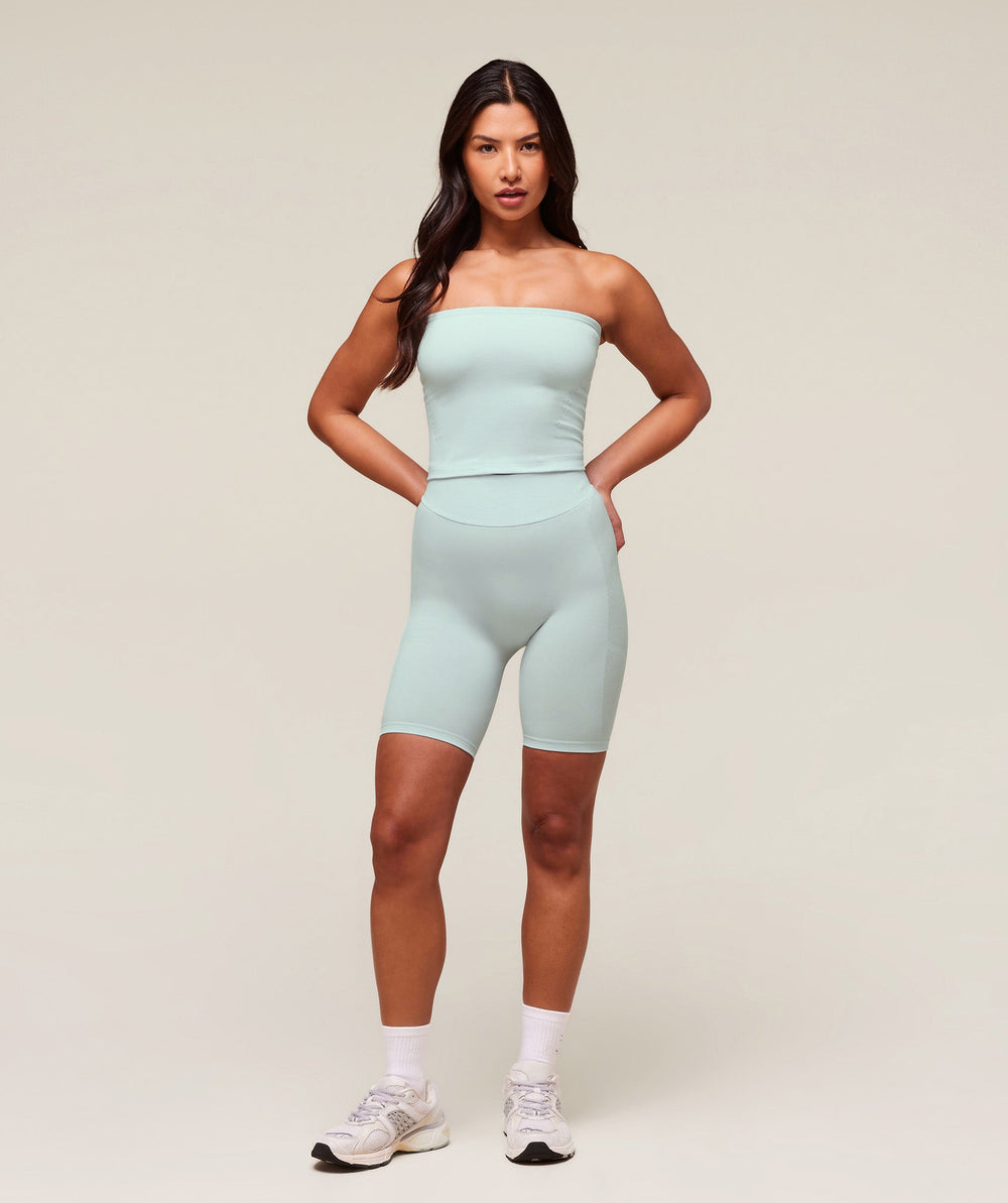 everywear Warp Knit Cycling Short - Frost Blue