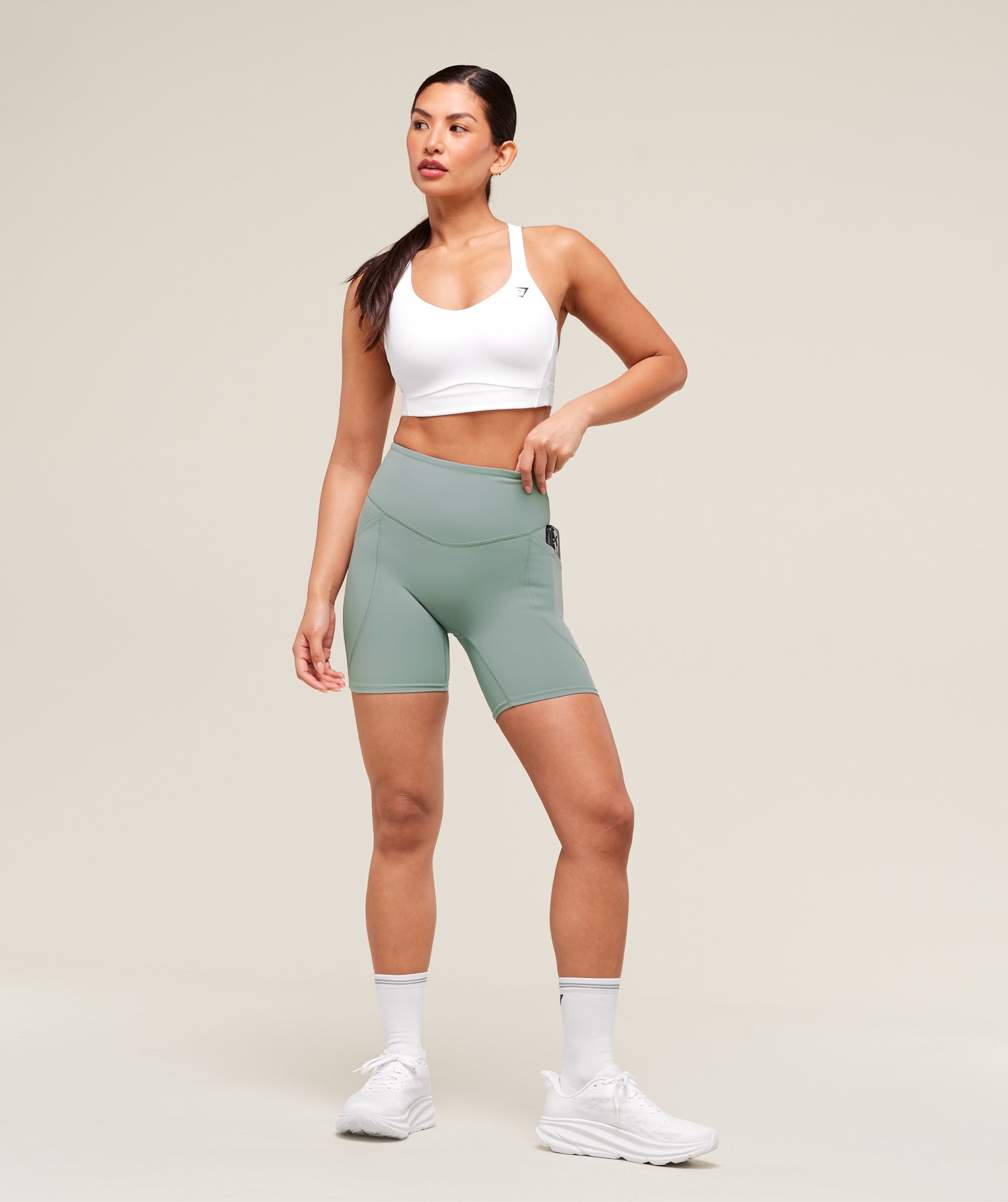 Running Pocket 6" Shorts - Celeste Blue