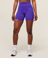 Energised Seamless Shorts - Cobalt Purple