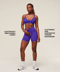 Energised Seamless Shorts - Cobalt Purple
