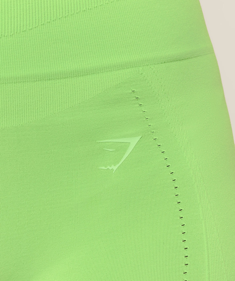 Energised Seamless Shorts - Energy Gelato Green