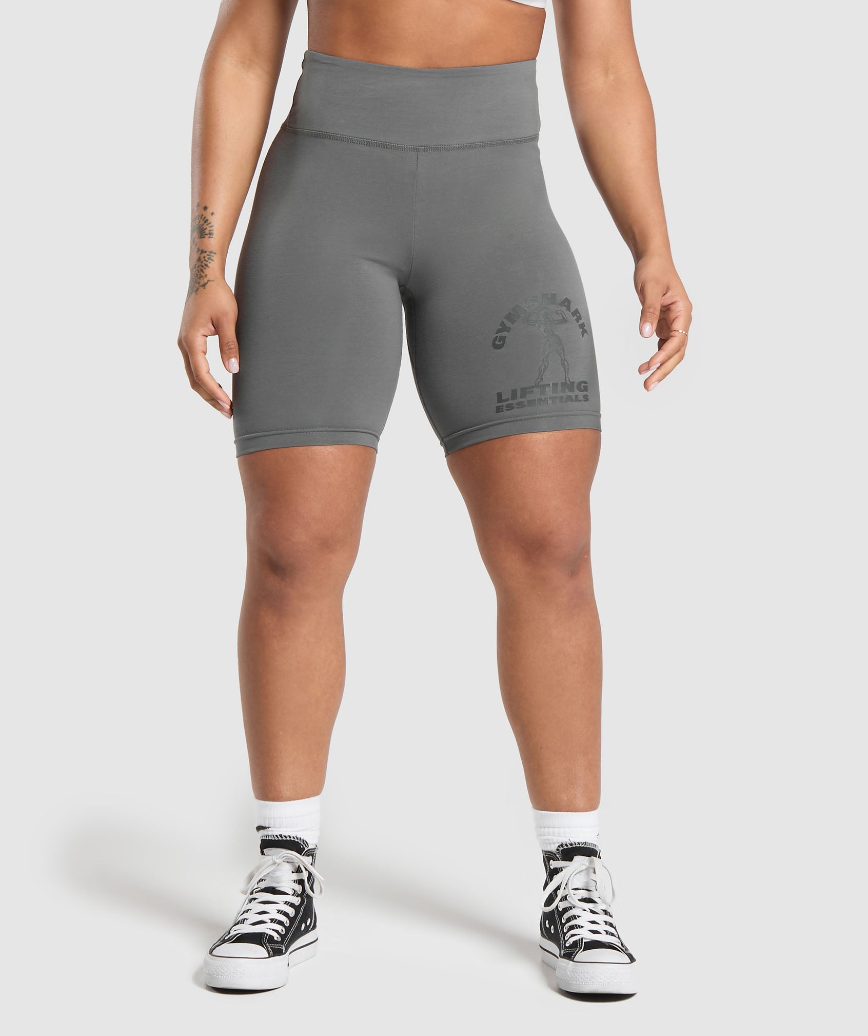 Strong Women Shorts - Brushed Grey