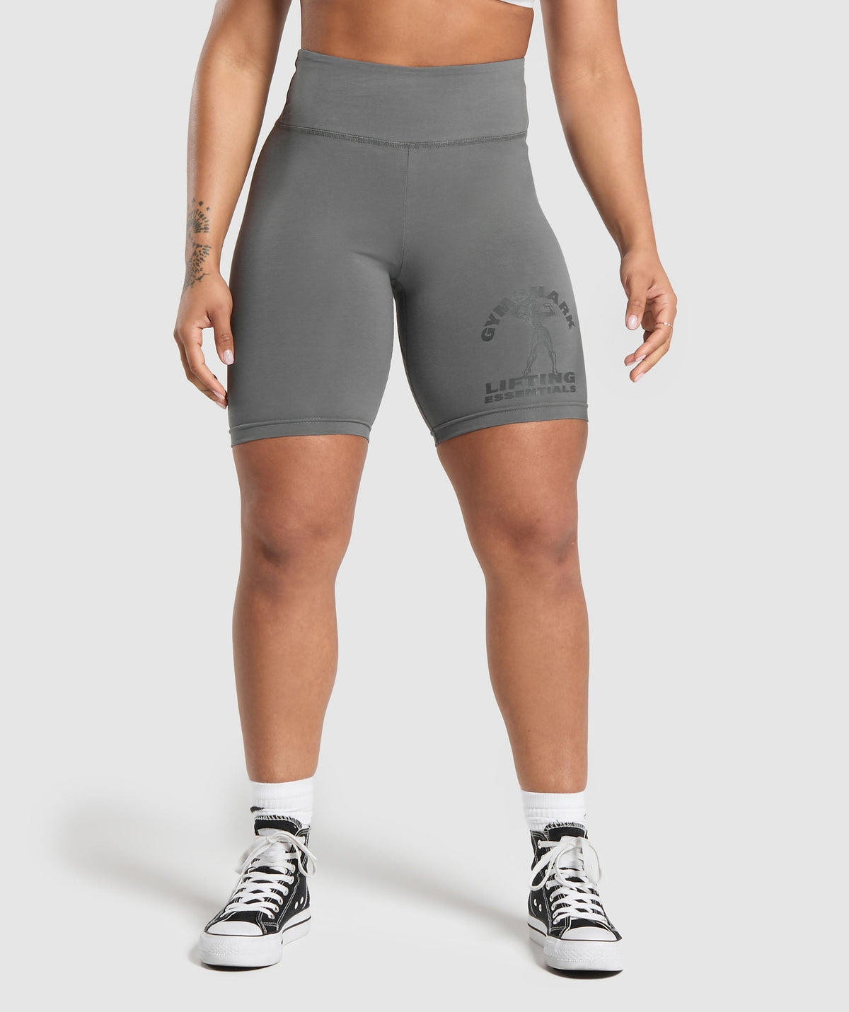 Strong Women Shorts - Brushed Grey