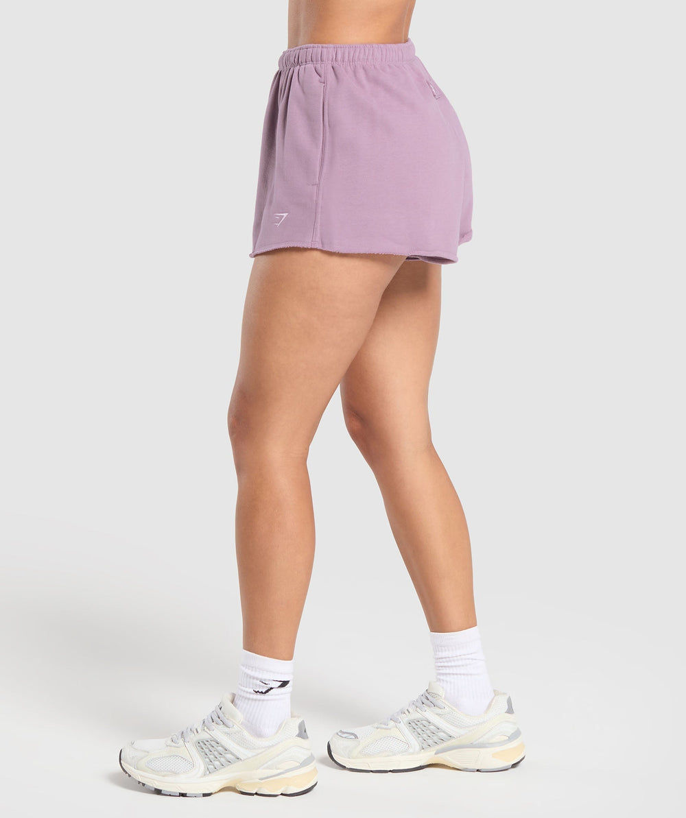 Fleece Shorts - Soft Purple
