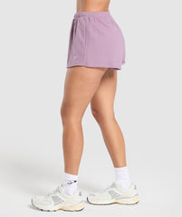 Fleece Shorts - Soft Purple