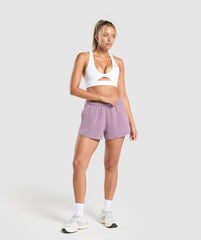 Fleece Shorts - Soft Purple