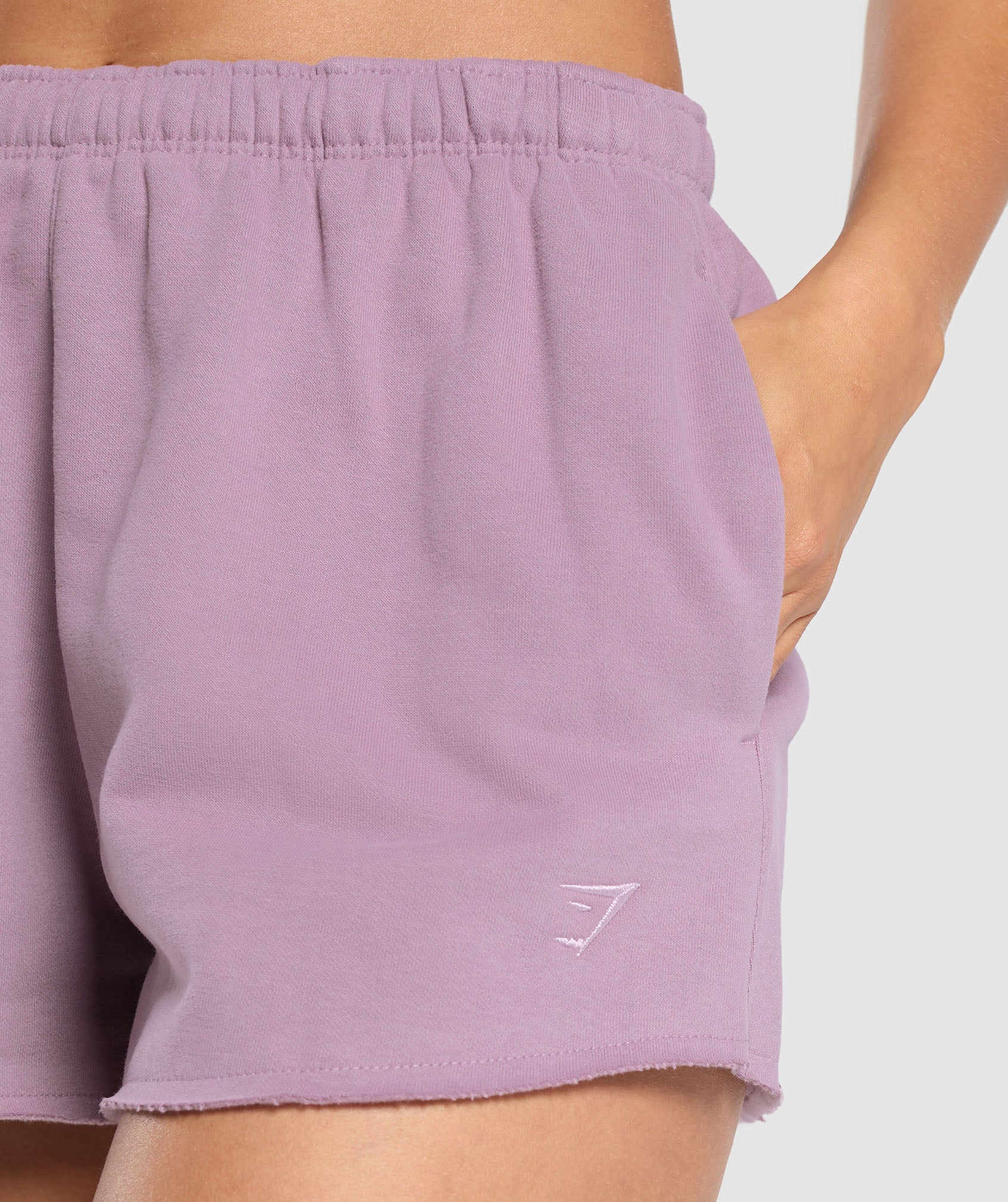 Fleece Shorts - Soft Purple