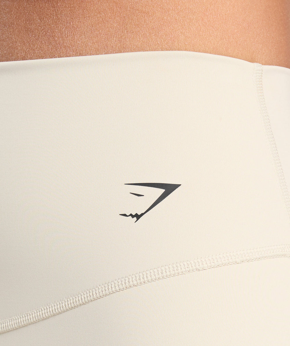 Elevate Tattoo Graphic Shorts - Cream Beige