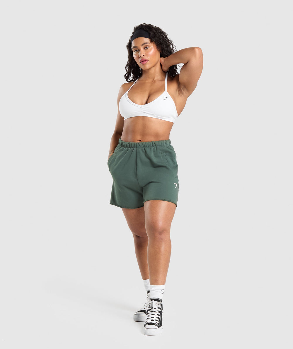 Lifting Graphic Shorts - Slate Teal